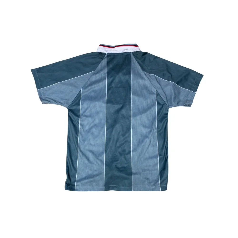 Score Draw England 1996 Retro Away Jersey Indigo Blue Euro 96 Shirt Mens Medium